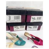 Just the Right Shoe by Raine Miniature Shoe Figurines (Lot of 12)