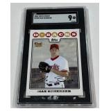 Max Scherzer RC SGC Slab Graded 9 MT 2008 Topps Update #UH280 Rookie Baseball Card