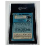 Bo Jackson RC SGC Slab Graded 8.5 NM-MT+ 1988 Topps #327 Rookie Vintage Football Card