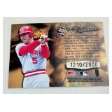 Johnny Bench Auto On-Card 1997 Donruss Signature Series /2,000 Baseball Cad