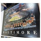 Blatimore Orioles Camden Yards First Night Came Frames Baseball Print