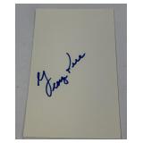 George Kell Autograph Card - Vintage Baseball Hall of Famer