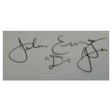 Julius "Dr. J" Erving Autographed Card - Vintage Basketball