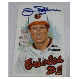 Jim Palmer Autographed 1991 Perez Steele /10,000 Vintage Baseball Post Card