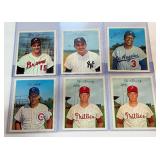 6 Card 1967 Dexter Press Vintage Baseball Lot - Santo, Torre, Bunning and More