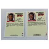 David Robinson 2 Card RC Lot 1989 NBA Hoops #138 Rookie Basketball Card