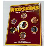 Washington Redskins 1991 World Champions Football Book
