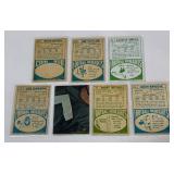 1968 Topps Football 7 Card Vintage Lot w/ Mike Ditka, Len Dawson and More