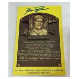 Fergie Jenkins Autographed National Baseball Hall of Fame Post Card