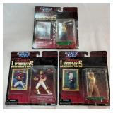 1997 Timeless Legends Starting Lineup Figures - Arnold Palmer, Sam Snead, and Joe Theisman