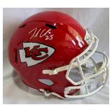 Jamaal Charles Autographed Kansas City Chiefs Replica Football Helmet with Beckett COA