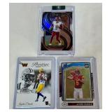 Jayden Daniels 3 Card RC Rookie Football Lot