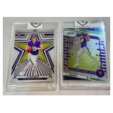 JJ McCarthy 2 Card RC Rookie Minnesota Vikings Football Lot