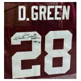 Darrell Green Autographed Jersey w/ "Redskins HOF 