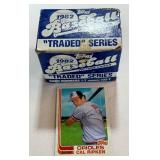1982 Topps Traded Baseball Complete Set w/ Cal Ripken Jr. RC #98T Vintage Baseball Cards