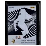 Justin Jefferson RC 2020 Chronicles Clear Vision #CV-11 Rookie Minnesota Vikings Football Card