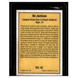 Bo Jackson RC 1986 Donruss Highlights #43 Rookie Baseball Card