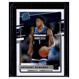 Anthony Edwards RC 2020-21 Donruss Rated Rookies #201 Minnesota Timberwolves Basketball Card