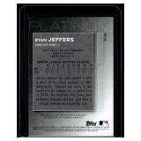 Ryan Jeffers Auto 2020 Bowman Platinum #TOP-56 Minnesota Twins Baseball Card