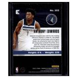 Anthony Edwards RC 2020-21 Essentials #203 Rookie Minnesota Timberwolves Basketball Card