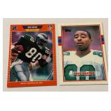 Cris Carter 2 RC Lot Topps and Pro Set Rookie Minnesota Vikings Football Cards