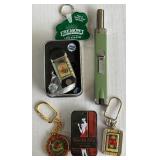 (5) Las Vegas Casino Gambling Souvenirs - Lighters, Keychains