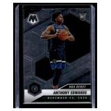 Anthony Edwards RC NBA Debut 2020-21 Mosaic #261 Rookie Minnesota Timberwolves Basketball Card