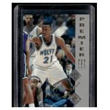 Kevin Garnett RC Premier Prospects SP 1996 Upper Deck #159 Rookie Minnesota Timberwolves Basketball  Card
