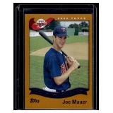 Joe Mauer RC 2002 Topps #622 Rookie Minnesota Twins Baseball Card