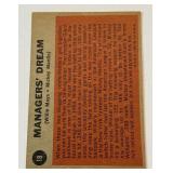 Mickey Mantle / Willie Mays BEAUTIFUL! 1962 Topps Managers