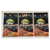 2021 Topps Chrome Tennis Cards - 3 Packs