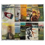 (12) 1961 Vintage Sports Illustrated Magazines January-May Issues