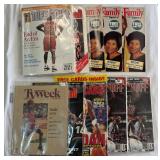 (10) Michael Jordan Basketball Magazines and Other Publications