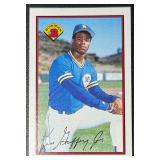 Ken Griffey Jr. 1989 Bowman Rookie Baseball Card No. 220
