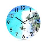 Beach Theme 16 Inch Wall Clock $34.99 Retail - Brand New