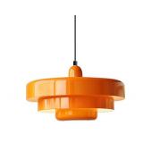 Orange Danish Modern Pendant Lamp $99.99 Retail - Brand New