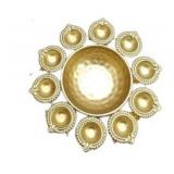 Decorative Bowl with Tea Light Holders $99.99 Retail - Brand New
