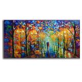 Tyed Art Contemporary Landscape Canvas Wall Art $99.99 Retail - Brand New