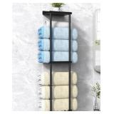 Wall Mounted Towel Rack Organizer $32.99 Retail - Brand New