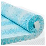 PERLECARE Queen Gel Memory Foam Mattress Topper $79.99 Retail - Brand New