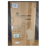 Worth Garden Tall Black Planters 2 Pack $109.99 Retail - Brand New