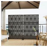 Metal Privacy Screen Panel $129.99 Retail - Brand New