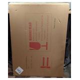 Black Metal Framed Bathroom Mirror $99.99 Retail - Brand New
