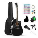 Moukey Acoustic Guitar Starter Kit $116.99 Retail - Brand New