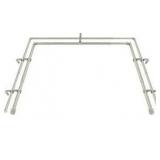 Double Bay Window Curtain Rod Set $53.99 Retail - Brand New