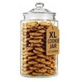 1.5 Gallon Glass Cookie Jar $52.99 Retail - Brand