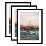 Black 3pk Poster Frames 20" x 28" $56.99 Retail - Brand New