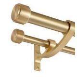 Double Gold Curtain Rod Set $49.91 Retail - Brand New