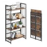 4-Tier Folding Bookshelf $89.99 Retail - Brand New