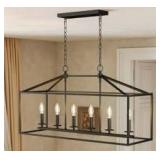 6-Light Dining Room Chandelier $89.98 Retail - Brand New